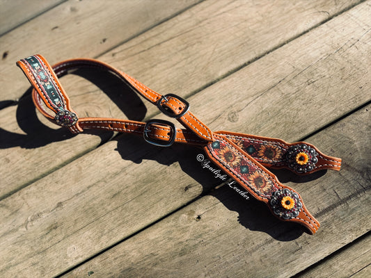 Sunflower Bling Headstall