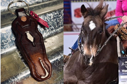 Custom Horse Head Keychain