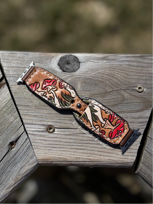 42MM Apple Watchband - Mushrooms