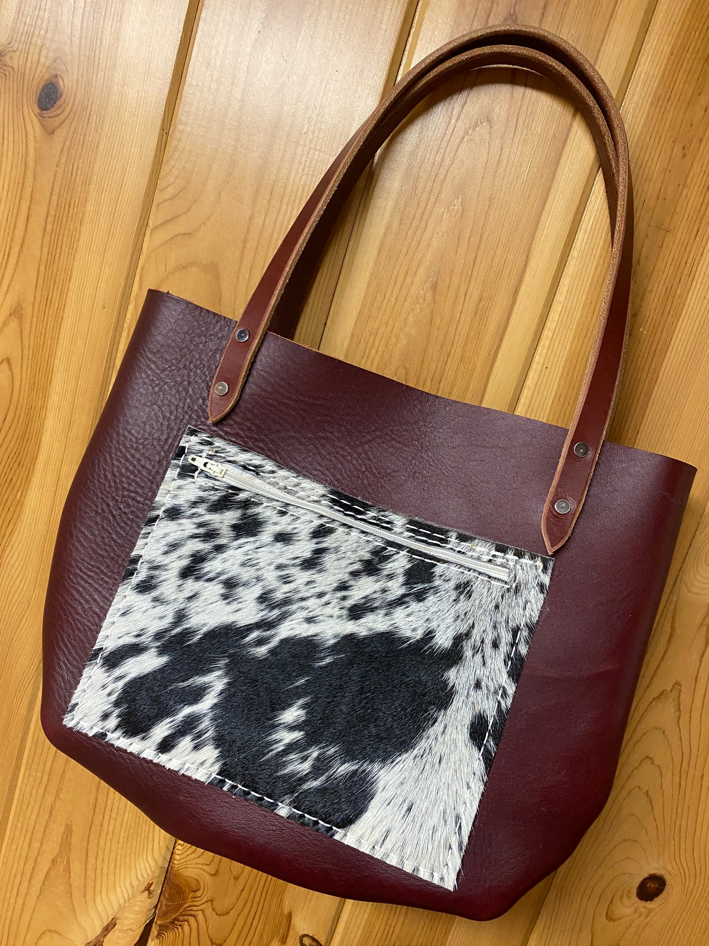 Cowhide Prescott Tote