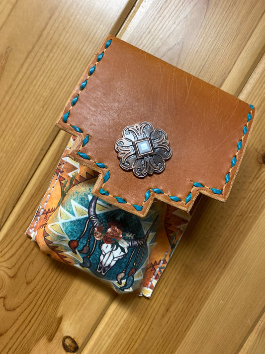 Western Aztec Saddle Pouch