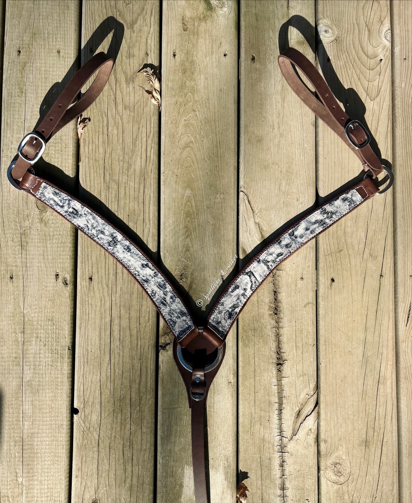 Grey Driftwood Breast Collar