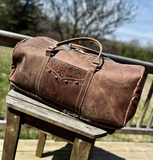 Cheetah Duffle Bag