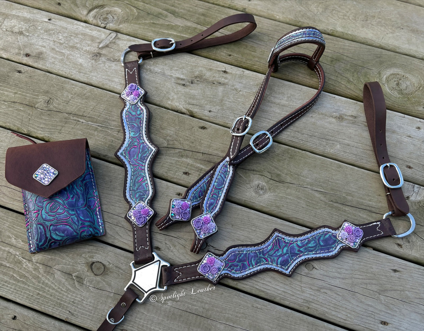 Lilac Rose Tack Set